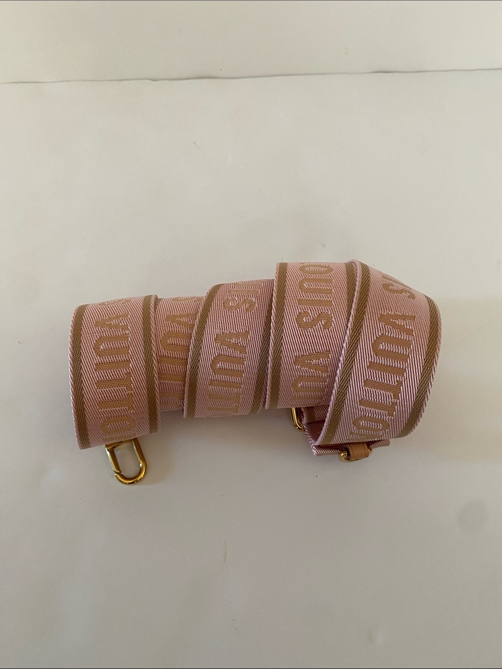 Louis Vuitton nylon pink strap